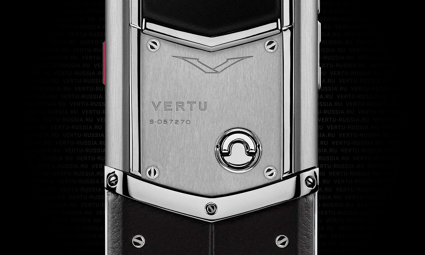 Vertu Signature V Stainless Steel Black Leather - цена, описание - фото 2